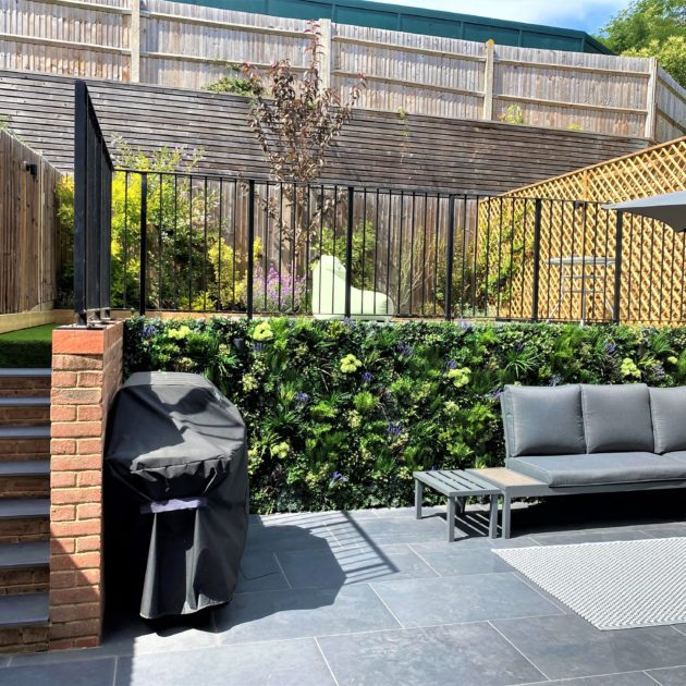 Replica Living Green Wall Installation in a Private Garden