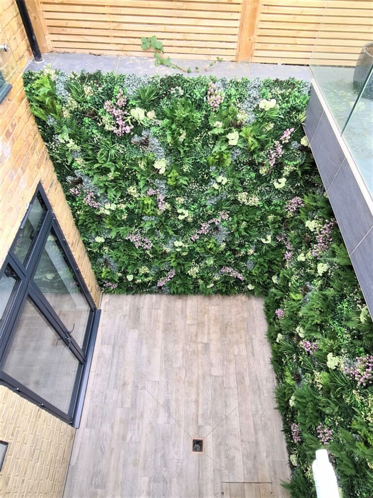 A Faux Green Wall in a Tooting Basement