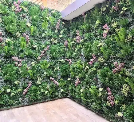 green wall panel