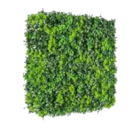 The Luxury Flowering Hedge is a square panel adorned with dense green foliage, offering a luxurious display of varied leaf shades and textures for a vibrant and lush look.