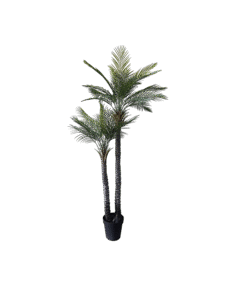 A fake outdoor artificial palm tree
