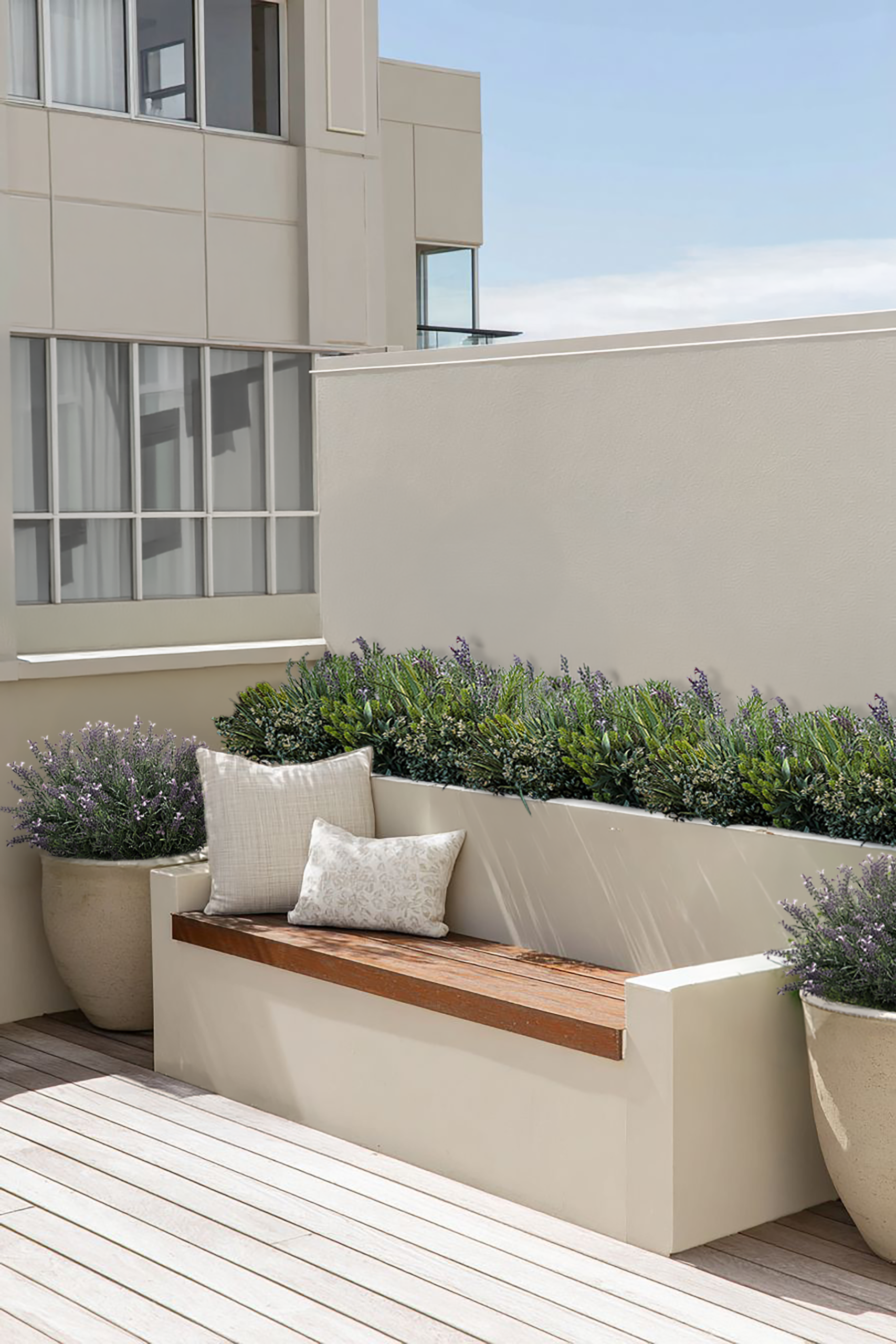 outdoor artificial plants for a balcony